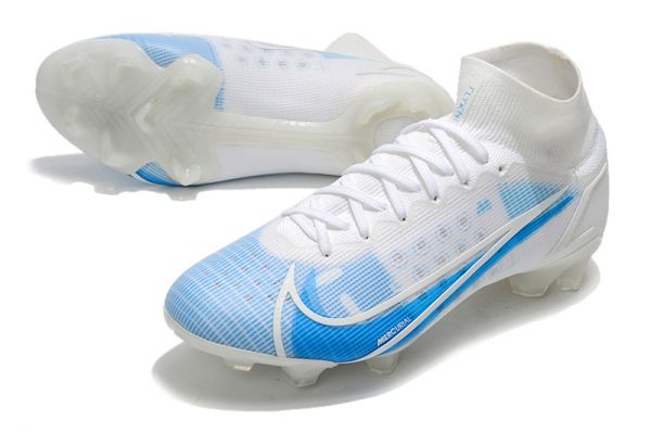 Nike Mercurial Superfly 8 Elite FG White Blue
