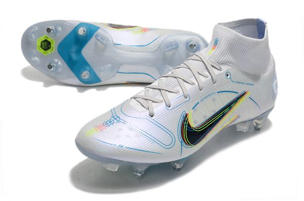 Nike Mercurial Superfly 8 Elite SG-Pro the Progress - Football Grey Blackened Blue