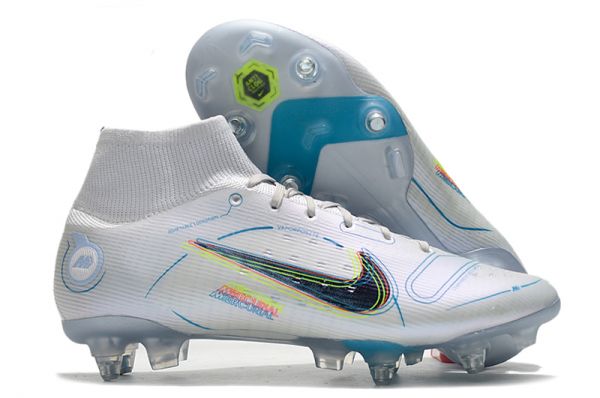 Nike Mercurial Superfly 8 Elite SG-Pro the Progress - Football Grey Blackened Blue