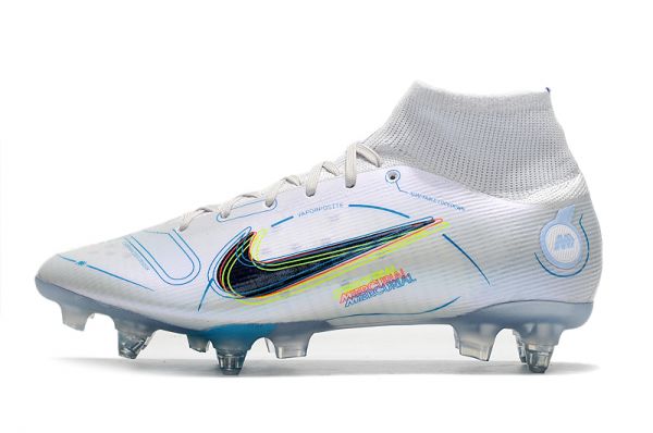 Nike Mercurial Superfly 8 Elite SG-Pro the Progress - Football Grey Blackened Blue