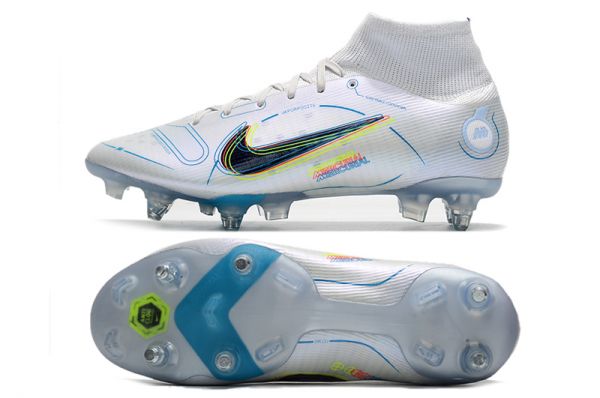 Nike Mercurial Superfly 8 Elite SG-Pro the Progress - Football Grey Blackened Blue