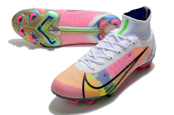 Nike Mercurial Superfly Dragonfly 8 Elite FG White Metallic Silver Dark Raisin