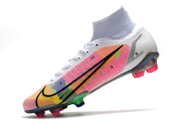 Nike Mercurial Superfly Dragonfly 8 Elite FG White Metallic Silver Dark Raisin