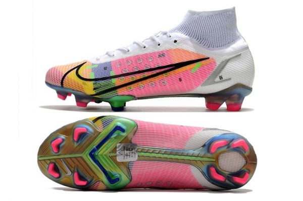 Nike Mercurial Superfly Dragonfly 8 Elite FG White Metallic Silver Dark Raisin
