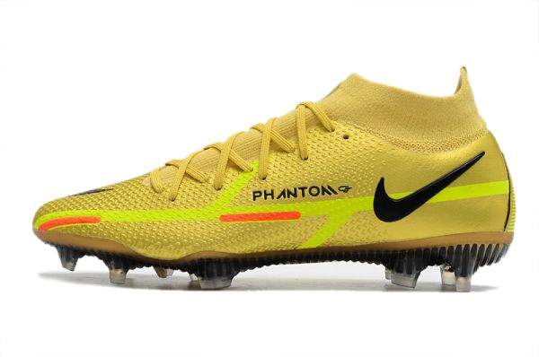 Nike Phantom GT 2 Elite DF FG Soccer Cleats - Yellow Black Volt