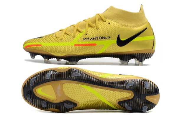 Nike Phantom GT 2 Elite DF FG Soccer Cleats - Yellow Black Volt