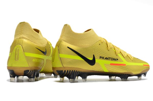 Nike Phantom GT 2 Elite DF FG Soccer Cleats - Yellow Black Volt