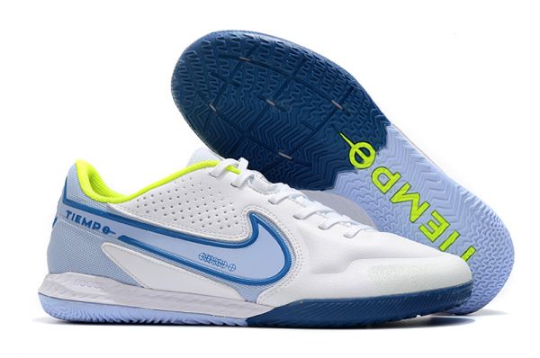 Nike React Tiempo Legend 9 Pro IC - White Blue