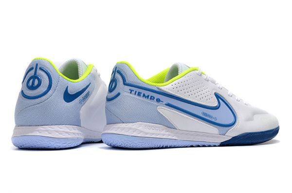 Nike React Tiempo Legend 9 Pro IC - White Blue