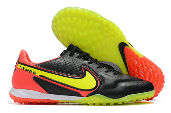 Nike React Tiempo Legend 9 Pro TF - Black Yellow Red