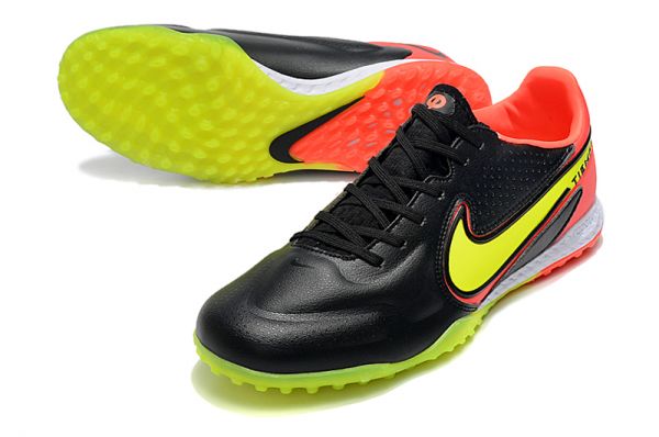 Nike React Tiempo Legend 9 Pro TF - Black Yellow Red