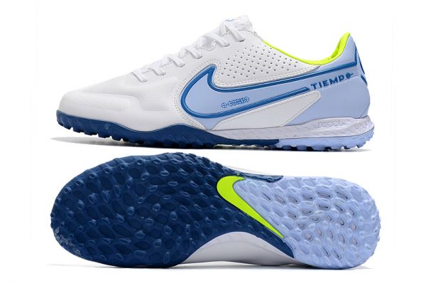 Nike React Tiempo Legend 9 Pro TF - White Blue