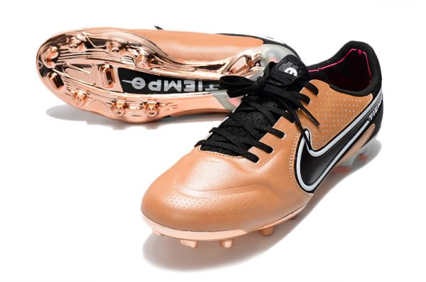 Nike Tiempo Legend 9 Elite FG Gold Black White