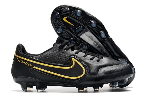 Nike Tiempo Legend 9 Elite FG Shadow - Black Metallic Dark Grey Anthracite