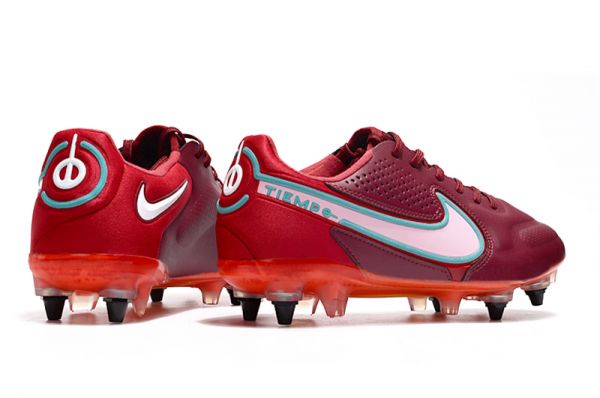 Nike Tiempo Legend 9 Elite SG Pro Blueprint - Team Red/White/Mystic Hibiscus
