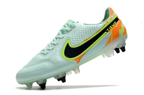 Nike Tiempo Legend 9 Elite SG Pro Bonded - Green/Blackened Blue/Total Orange