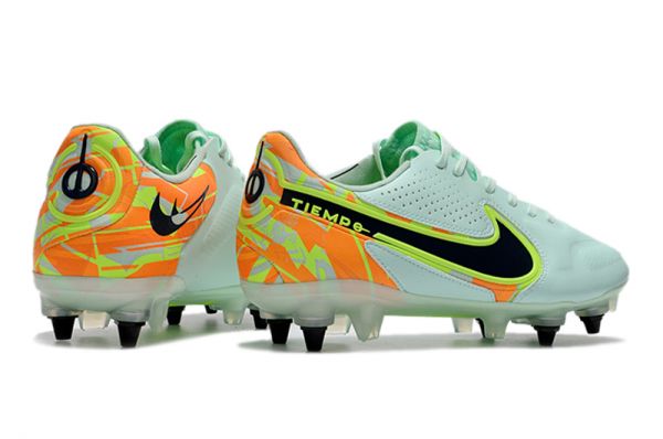 Nike Tiempo Legend 9 Elite SG Pro Bonded - Green/Blackened Blue/Total Orange