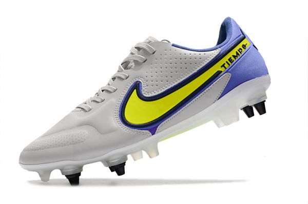 Nike Tiempo Legend 9 Elite SG Pro Recharge - Grey Fog/Volt/Sapphire