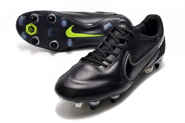 Nike Tiempo Legend IX Elite SG Pro Anti Clog - Black/Dark Smoke Grey/Summit White