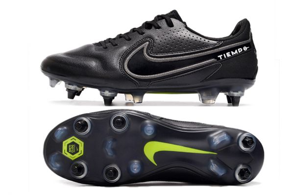 Nike Tiempo Legend IX Elite SG Pro Anti Clog - Black/Dark Smoke Grey/Summit White