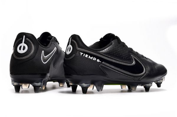 Nike Tiempo Legend IX Elite SG Pro Anti Clog - Black/Dark Smoke Grey/Summit White