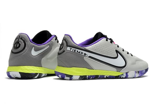 Nike Tiempo React Legend 9 Pro IC - Smoke Grey White Volt