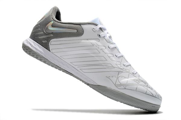 Nike Tiempo React Legend 9 Pro IC - White Chrome Wolf Grey Pure Platinum