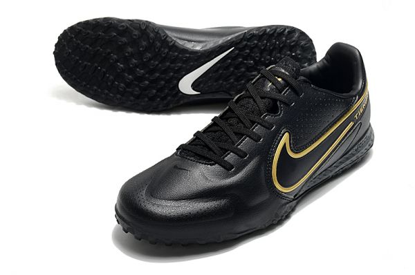 Nike Tiempo React Legend 9 Pro TF Shadow - Black Metallic Dark Grey Anthracite
