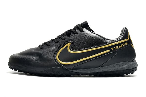 Nike Tiempo React Legend 9 Pro TF Shadow - Black Metallic Dark Grey Anthracite