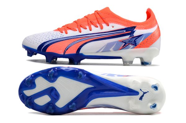 Puma Ultra Ultimate FG White Blue Orange