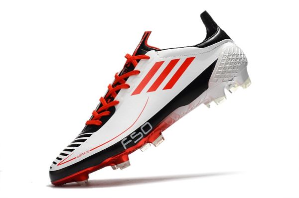 Adidas F50 Ghosted Adizero FG Cloud White Red Core Black