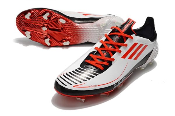 Adidas F50 Ghosted Adizero FG Cloud White Red Core Black