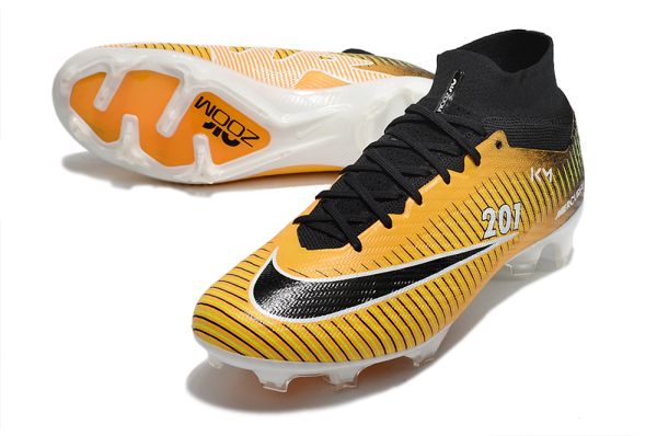 Nike mercurial black yellow store