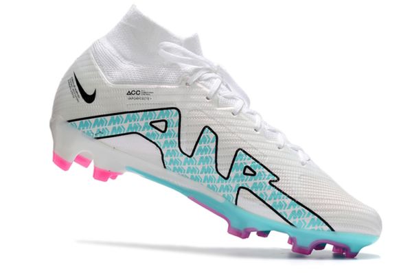 Nike Air Zoom Mercurial Superfly Elite 9 FG White Soccer Cleats