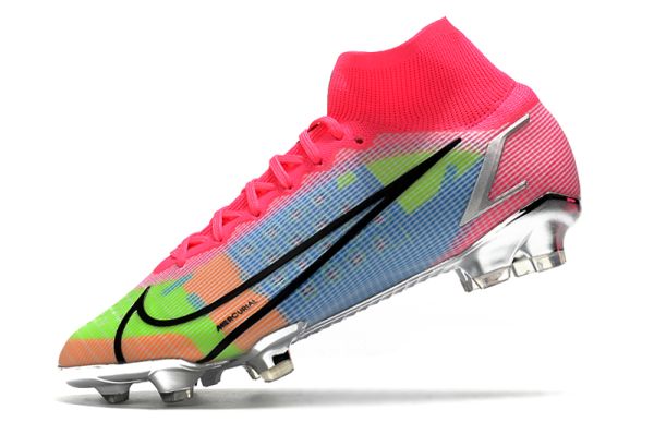 Nike Mercurial Superfly 8 Elite FG White Pink Metallic