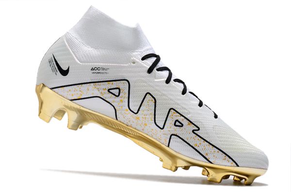 Nike mercurial superfly fg gold white hot sale