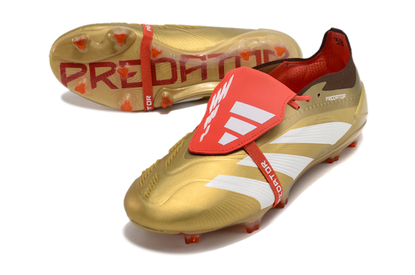 Red and gold soccer cleats outlet