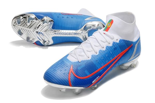 Nike Mercurial Superfly 8 Elite FG Elite Blue Red Silver