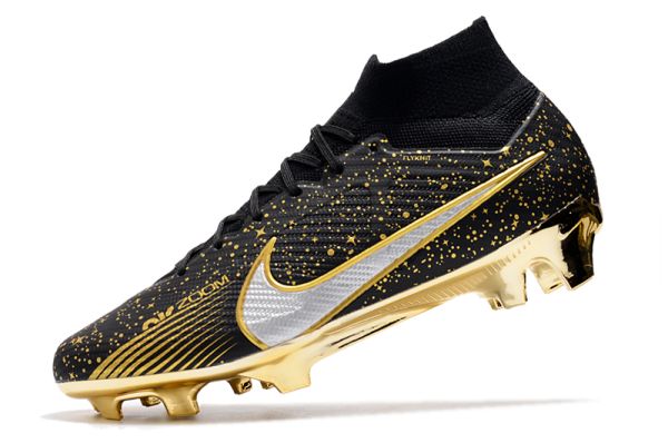 Black and gold football boots nike top