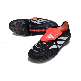 adidas Predator 2026 Elite Tongue FG Immortal DNA Black Pack Black White Red