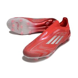 adidas F50 Elite Laceless FG Red White
