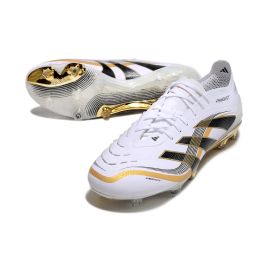 adidas Predator Elite FG - White/Core Black/Gold Metallic