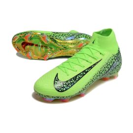 Nike Air Zoom Mercurial Superfly X Elite FG Safari - Green/Black