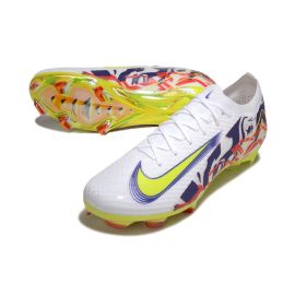 Nike Air Zoom Mercurial Vapor 16 Elite FG White Purple Yellow Red