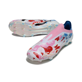 Adidas F50 Elite Laceless FG Pink White Blue