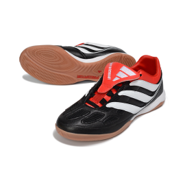 adidas Predator Precision IN Core Black Silver Metallic Vivid Red