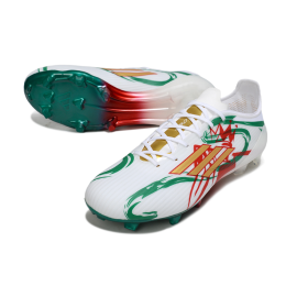 Adidas F50 Elite FG White Green Gold Red