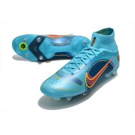 Nike Mercurial Superfly VIII Elite SG-Pro - Chlorine Blue Laser Orange Marina
