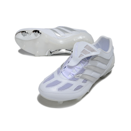 Adidas Predator Precision FG Footwear White Silver Metallic Iron Metal