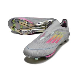 adidas F50+ Elite Laceless FG Silver Pink